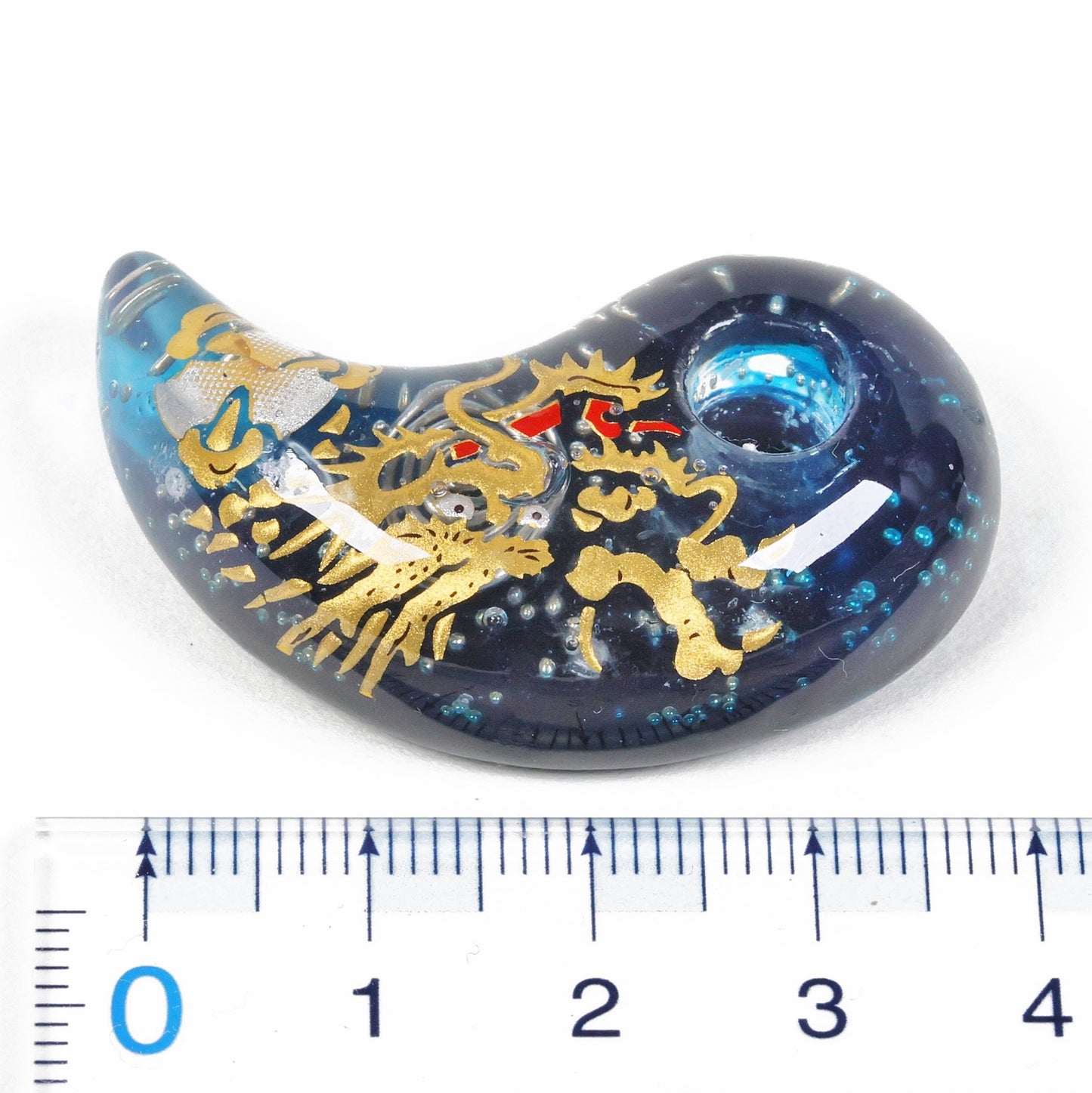 Magatama, Japanese talisman, Magatama pendant, Spiritual protection, Japanese charm, Talisman charm, Magatama charm, Orgonite protection, Navy Magatama, handmade charm, handmade magatama, made in japan, free shipping