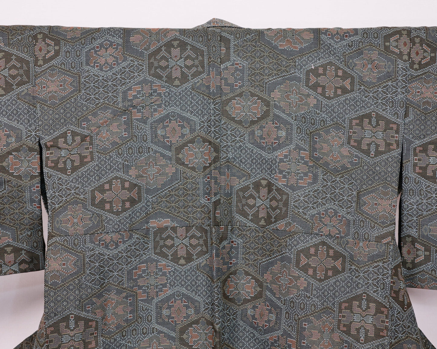 Green Kimono, Nishijin Kimono, Nishijin Japanese Kimono, vintage kimono, vintage kimono for sale, used Kimono, Free shipping