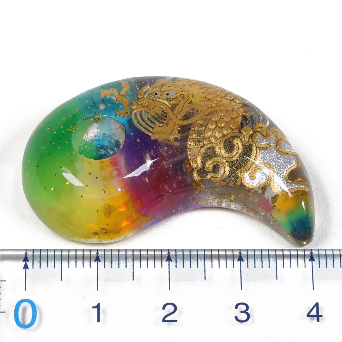 Magatama, Japanese talisman, Magatama pendant, Spiritual protection, Japanese charm, Talisman charm, Magatama charm, Orgonite protection, Rainbow Magatama, handmade charm, handmade magatama, made in japan, free shipping