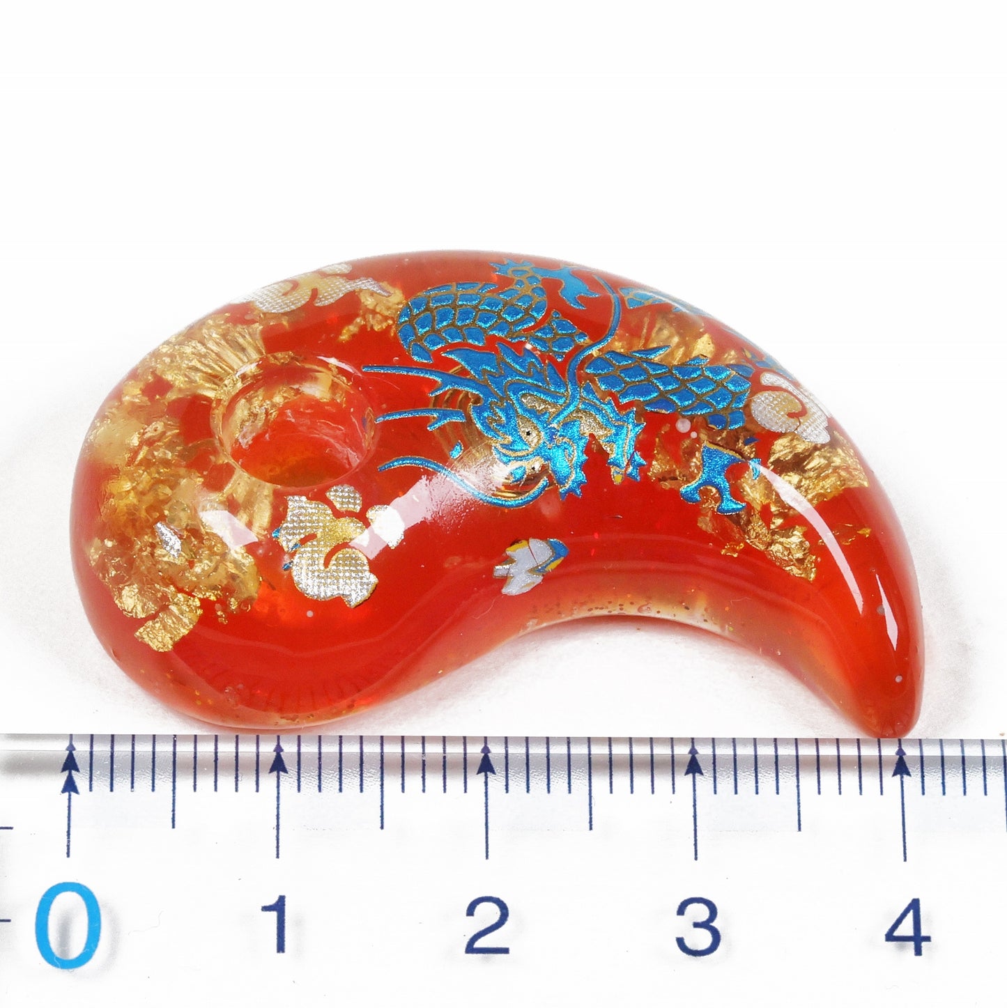 Magatama, Orange Magatama, Japanese talisman, Magatama pendant, Spiritual protection, Japanese charm, Talisman charm, Magatama charm, orgonite protection, Orange Magatama, handmade charm, handmade magatama, made in japan, free shipping