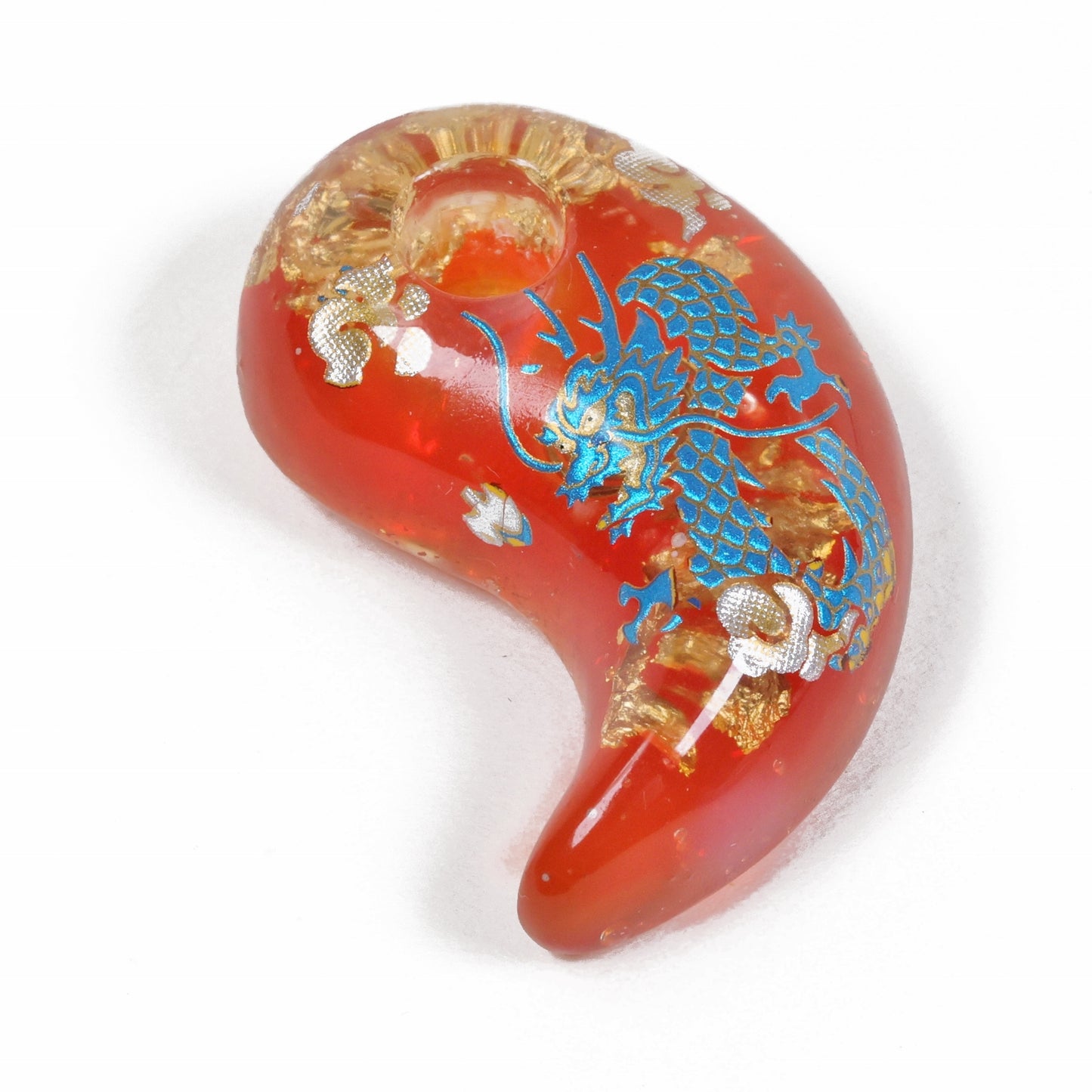 Magatama, Orange Magatama, Japanese talisman, Magatama pendant, Spiritual protection, Japanese charm, Talisman charm, Magatama charm, orgonite protection, Orange Magatama, handmade charm, handmade magatama, made in japan, free shipping