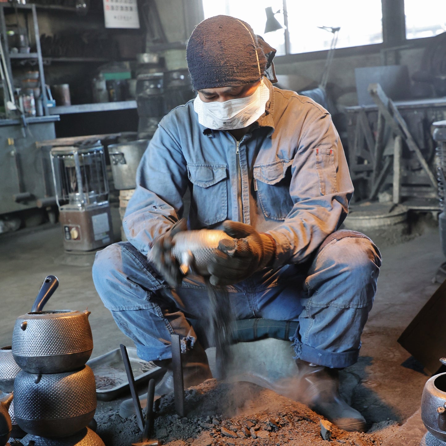 Tetsubin, Tetsubin kettle, Japanese iron kettle, Cast iron kettle, Cast iron tea kettle, Tetsubin iron teapot, Tetsubin iron kettle, Miya, Free Shipping