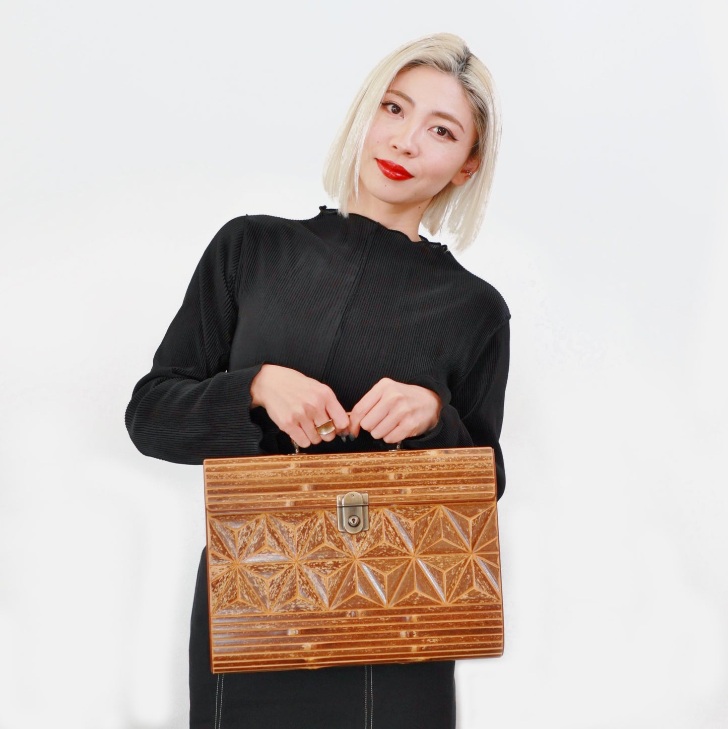 A4サイズ、虎竹ブリーフケース