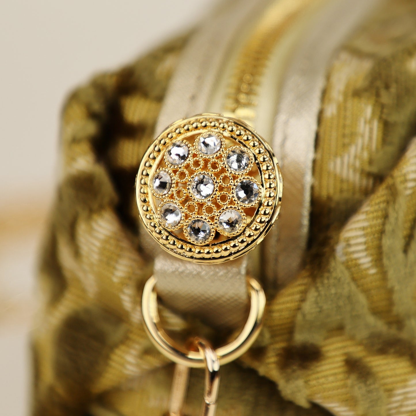 Boxy Zipper Pouch, Luxury zipper pouch, Mini Pouch, Green Mini bag, Fabric pouch, Fabric pochette, Mini pochette, Kinkazanori fabric, Free Shipping