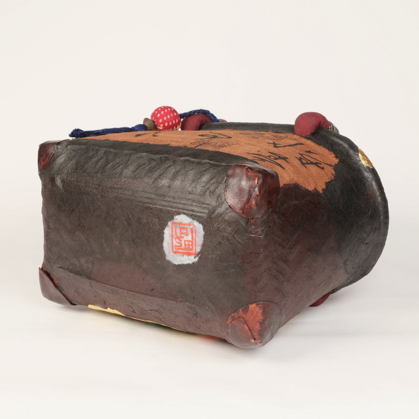 Ikkanbari, Traditional Japanese bag, Ikkanbari bag, Handmade Japanese bag, kimono bag, Japanese basket, Camellia pattern Japanese basket, Free Shipping