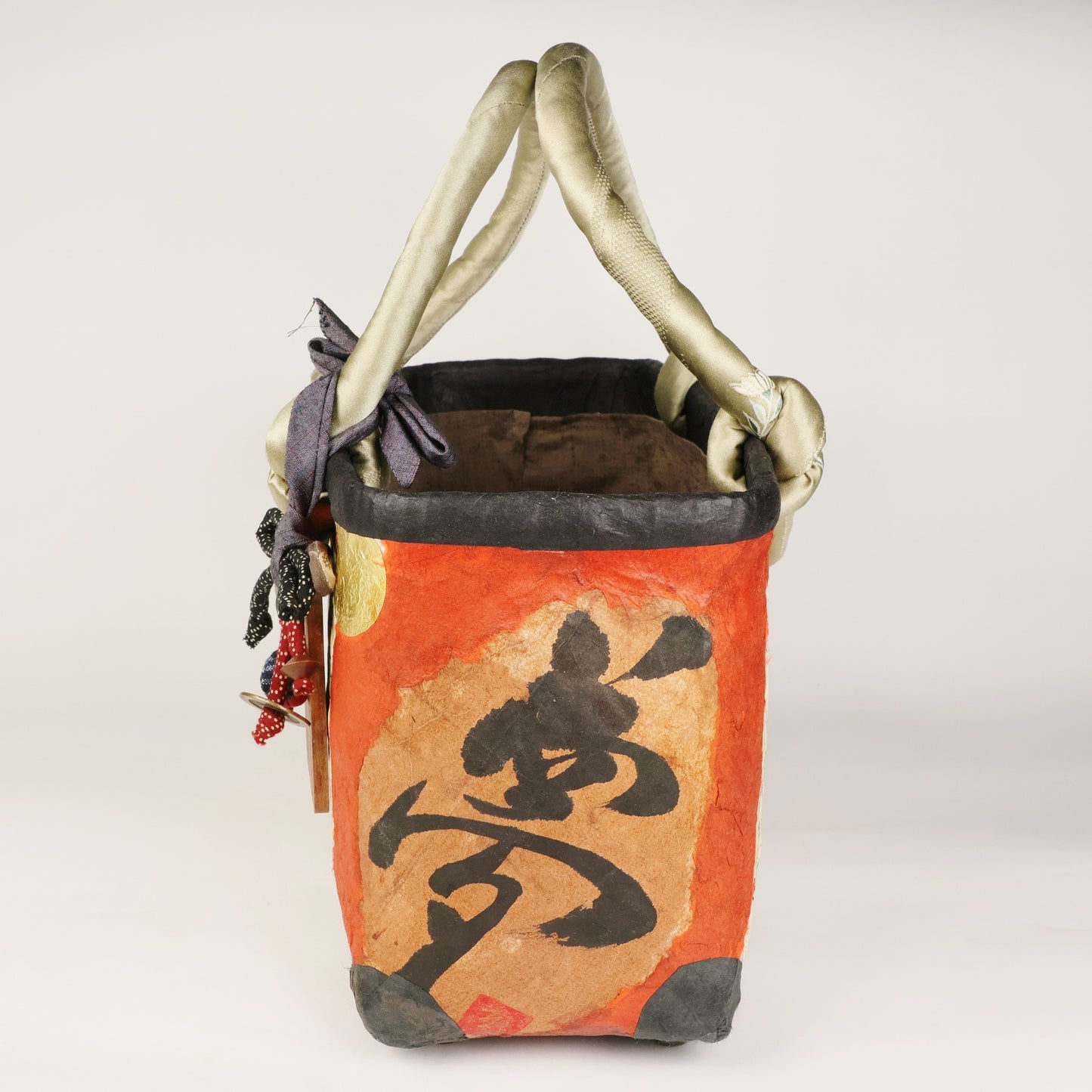 Ikkanbari bascket, Ikkanbari bag, Japanese traditional bascket, handmade in Japan, top handle bag, Japanese tote bag, Free Shipping