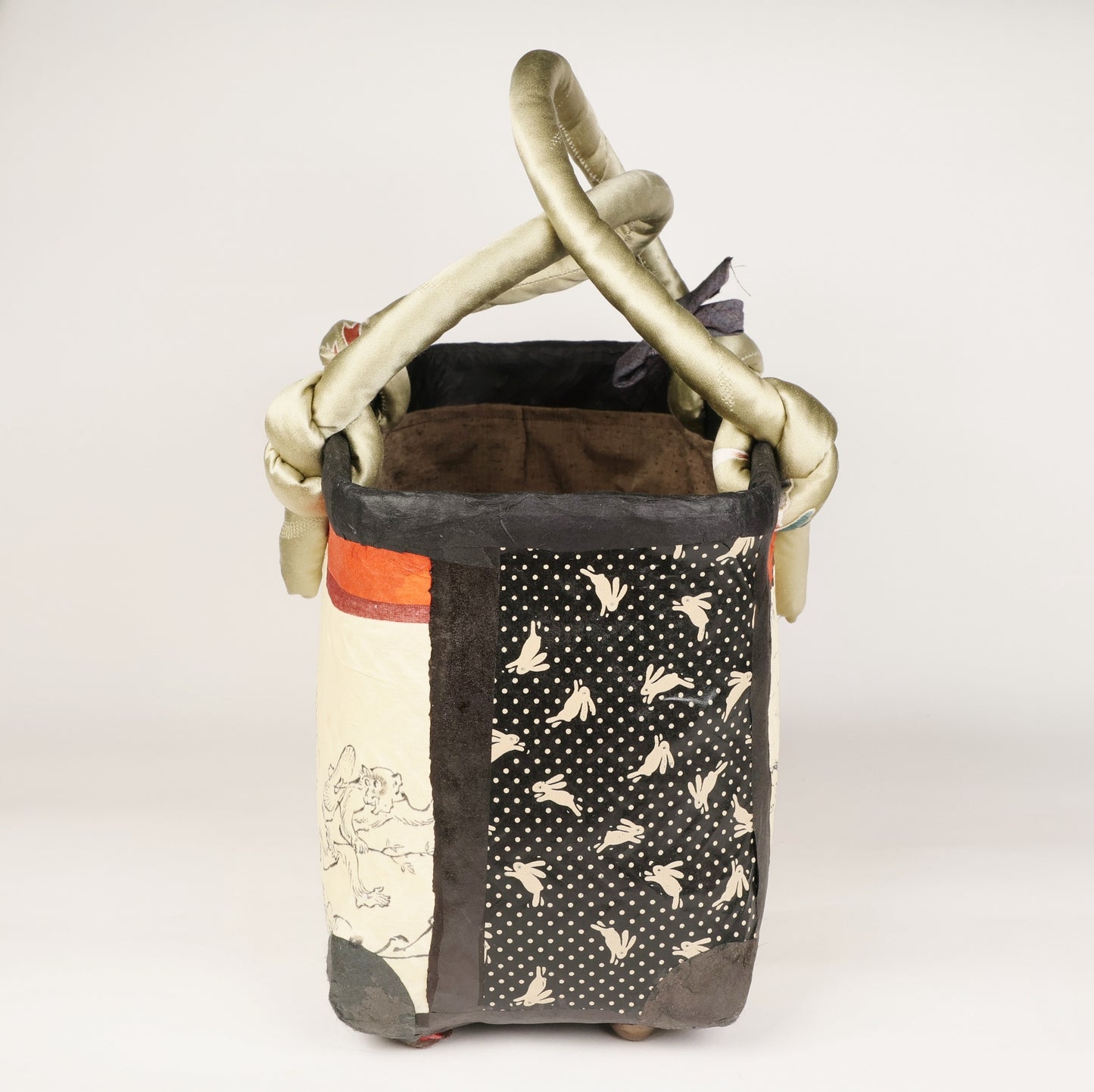 Ikkanbari bascket, Ikkanbari bag, Japanese traditional bascket, handmade in Japan, top handle bag, Japanese tote bag, Free Shipping