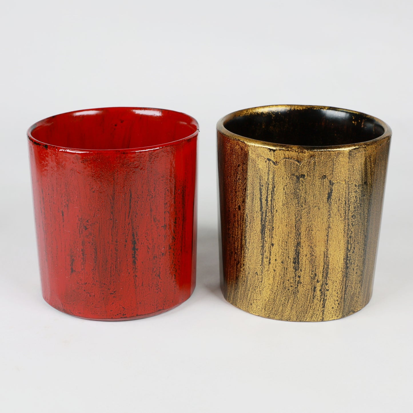 Sake cups, Sake vessel, Sake cup set, Guinomi, Japanese sake, Japanese lacquerware, Ochoko, Japanese sake cups, Hand made, Gold & Red, 78mm, Free Shipping