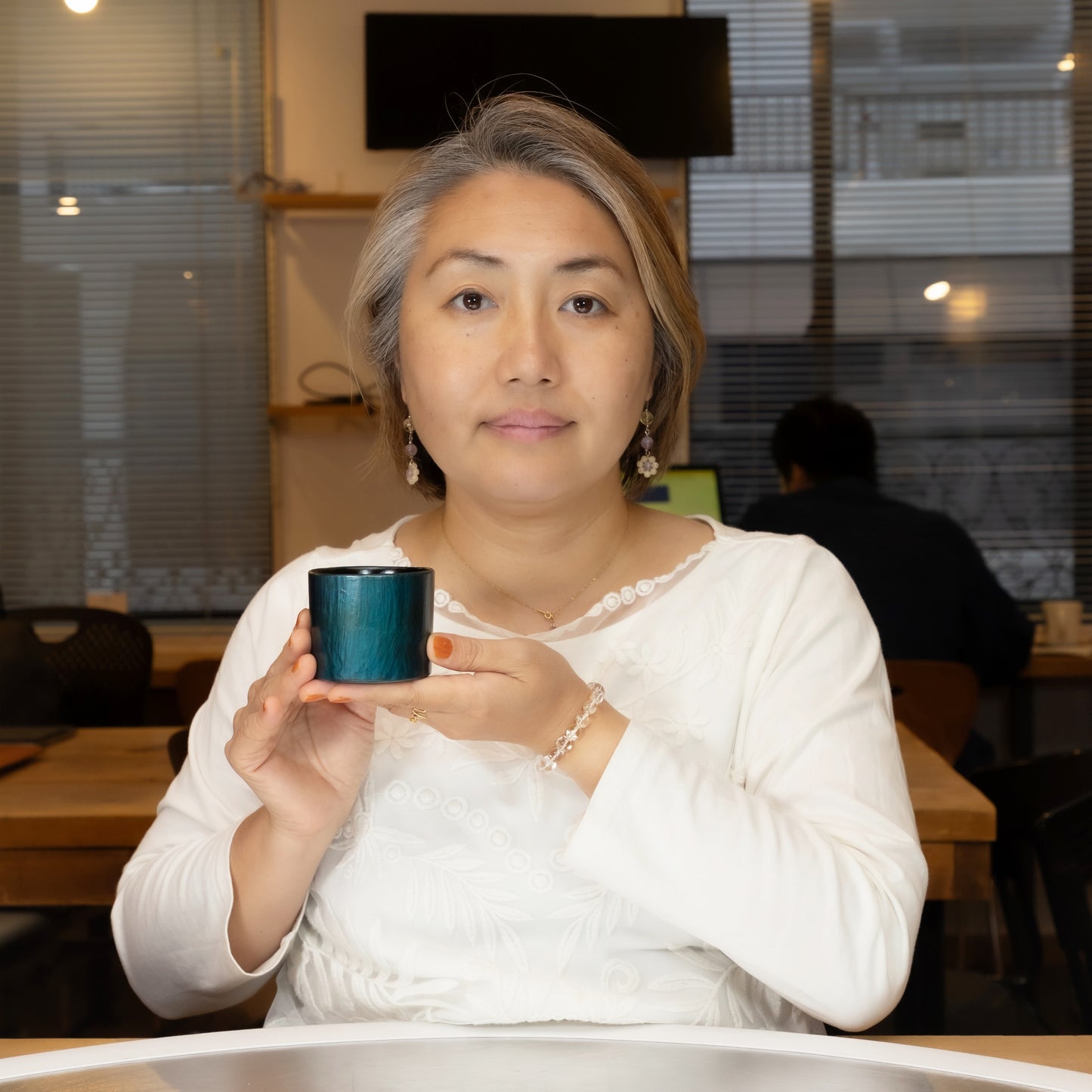 Sake cups, Sake vessel, Guinomi, Japanese sake, Japanese lacquerware, Ochoko, Japanese guinomi, Handmade, Gold & Green, 60mm height pair