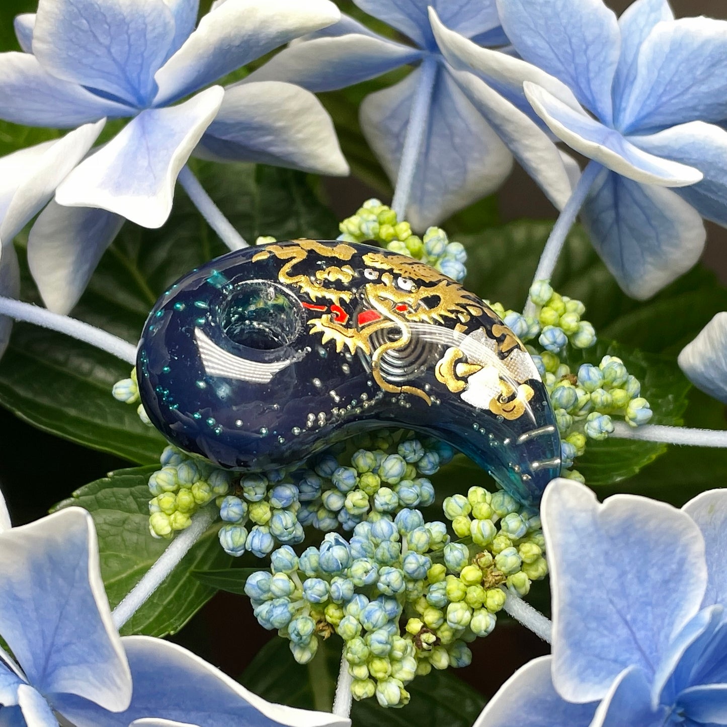 Magatama, Japanese talisman, Magatama pendant, Spiritual protection, Japanese charm, Talisman charm, Magatama charm, Orgonite protection, Navy Magatama, handmade charm, handmade magatama, made in japan, free shipping