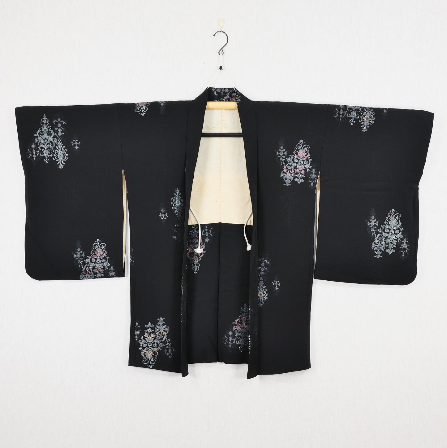 Haori kimono, Black Haori, Japanese Haori Kimono, Black Kimono Haori, Japanese Haori, Vintage Haori kimono, Japanese haori kimono, Haori for women, Free shipping