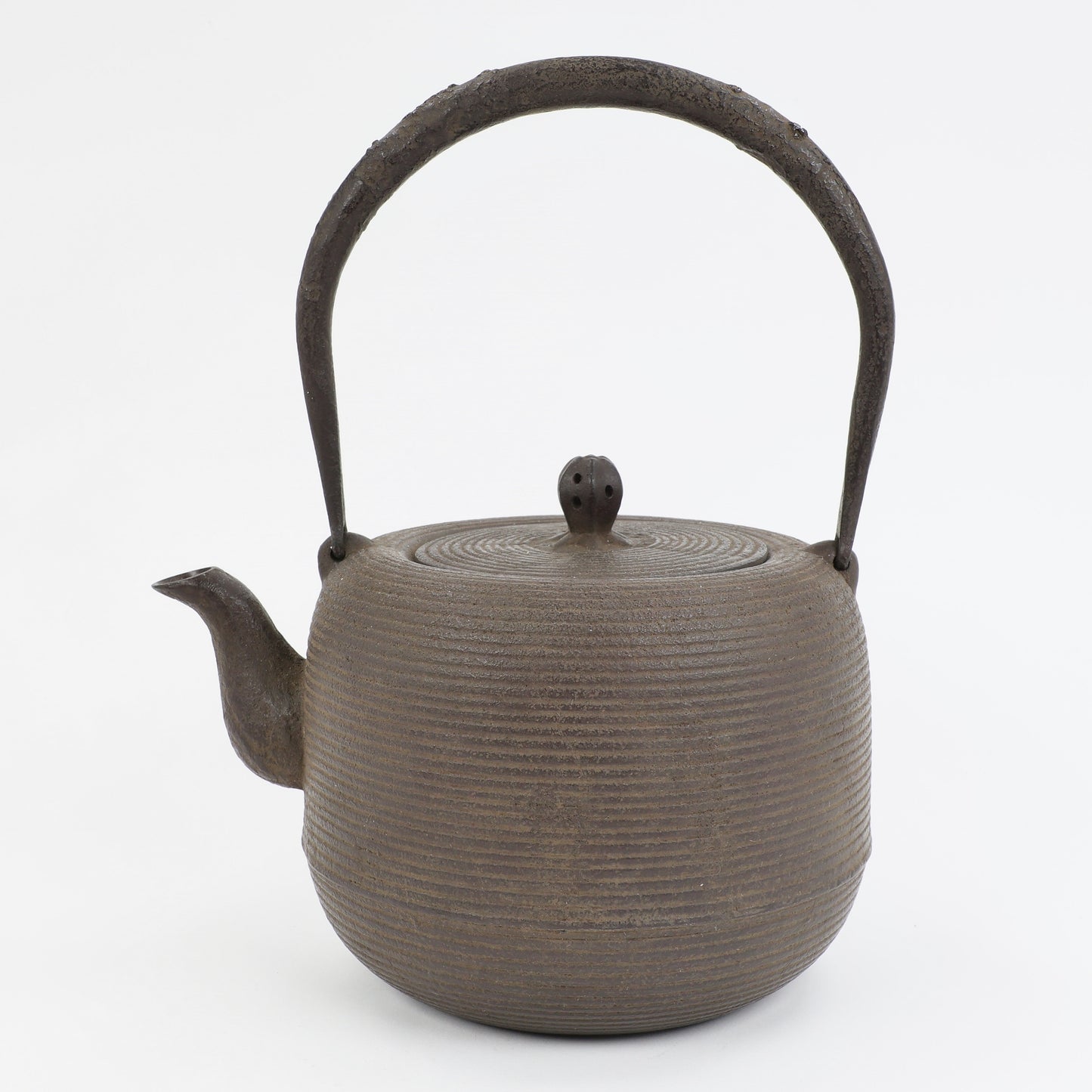 Tetsubin, Cast iron kettle, Japanese handmade tetsubin, Tetsubin teapot, Tetsubin kettle, Cast iron teapot from Japan, Cast iron teapot, Nambutekki, Natsume shape, 1.4L, Itome (string lines) pattern, Free Shipping
